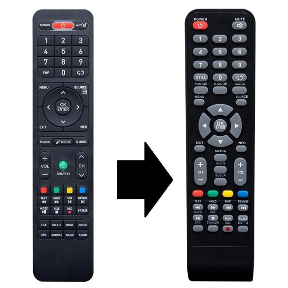 MORIO Android Smart LED TV Kumandası - Eşdeğer
