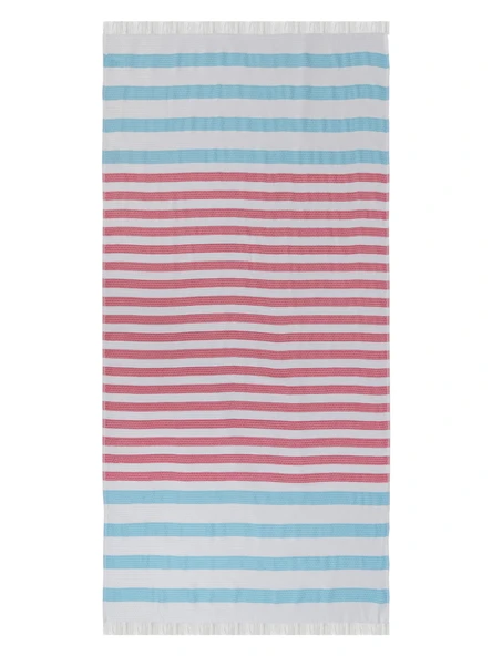 Renkli Çizgili Desenli Çok Amaçlı 70x150 cm Peştamal Baveno - 5