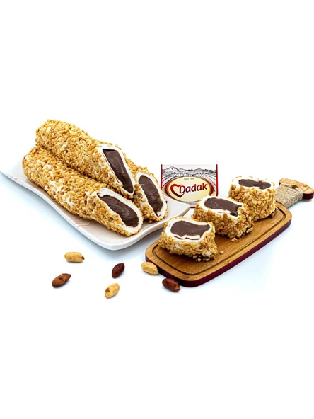 Dadak Lokum ve Kuruyemiş  Pirinç Fıstık Kaplamalı Çikolata Dolgulu Lokum 2 kg