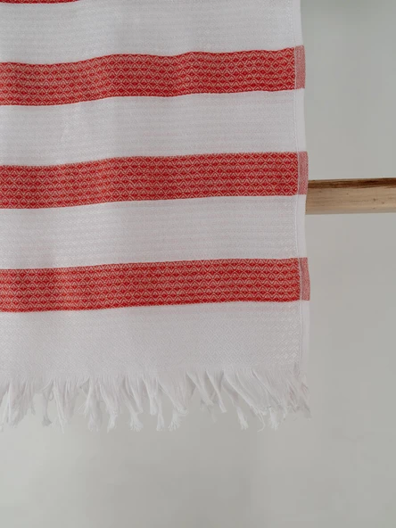 Renkli Çizgili Desenli Çok Amaçlı 70x150 cm Peştamal Baveno - 1