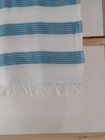 Renkli Çizgili Desenli Çok Amaçlı 70x150 cm Peştamal Baveno - 4