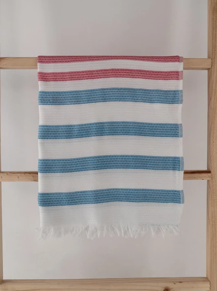 Renkli Çizgili Desenli Çok Amaçlı 70x150 cm Peştamal Baveno - 6