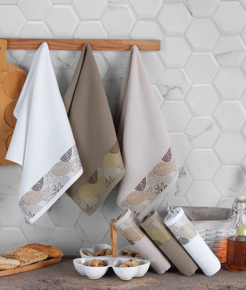 %100 Pamuk 6lı Mutfak Havluları - 8