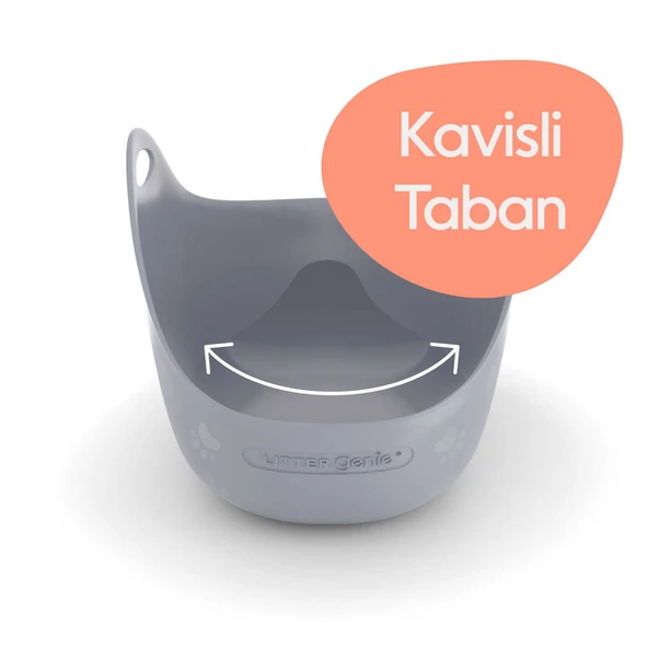 Yüksek Duvarlı Kolay Temizlenen Kedi Kum Kabı, Yumuşak, Esnek ve Taşınabilir Premium Kedi Tuvalet - 3