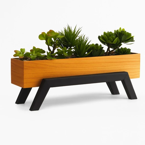 İç Mekan Saksı Kutusu Standlı, Mutfak Depolama, Ev Dekorasyonu, Oturma Odası, Bahçe Alanı, Balkon için Çok Amaçlı Kutu - 2