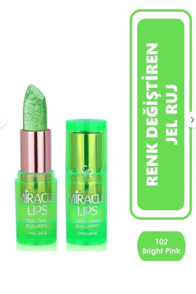 Golden Rose Miracle Lips Color Change Jelly Lipstick No:102 - 1