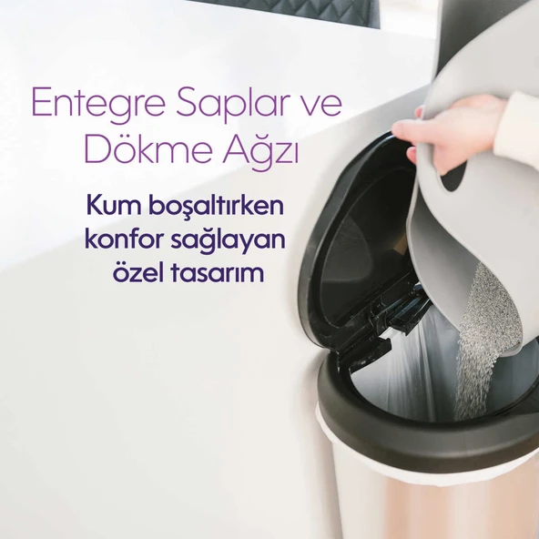 Yüksek Duvarlı Kolay Temizlenen Kedi Kum Kabı, Yumuşak, Esnek ve Taşınabilir Premium Kedi Tuvalet - 4