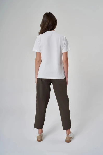 EXUMA KADIN TSHIRT-1522117 BEYAZ - 2