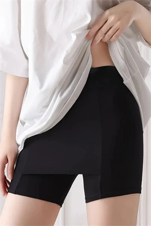 Dikişsiz Kaymaz Güvenlik Şortu – Çift Katmanlı, Konveks Tasarım, Buzlu İpeksi Doku, Yazlık İnce Şort Altı İçlik | Dönmeyen, Terletmeyen İç Şort - Resim 3