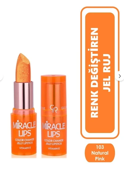 Golden Rose Miracle Lips Color Change Jelly Lipstick No:103 - 1
