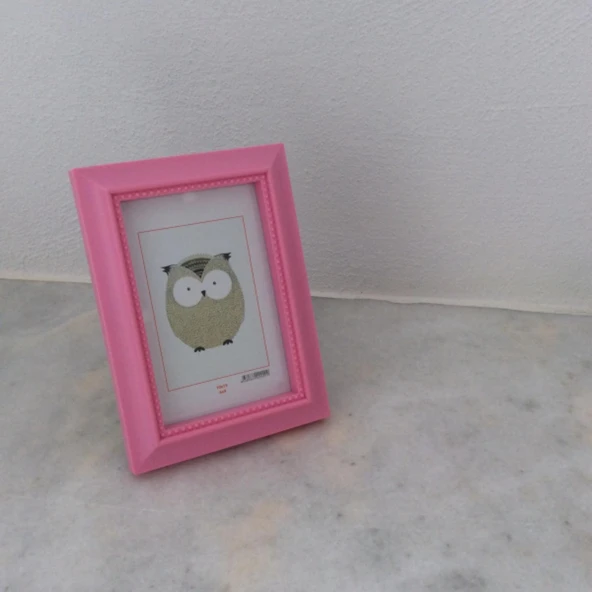 Pembe Renkli Fotoğraf Çerçevesi