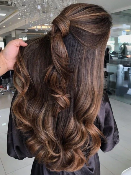 HairPim Wavy (0.8 Gr) Doğal Sombre 50 Adet 60 Cm Yeni Nesil Kaynak Saç HP511