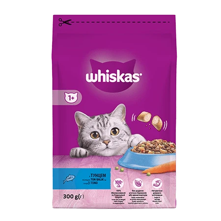 Whiskas Ton Balıklı ve Sebzeli 300 gr Yetişkin Kedi Maması