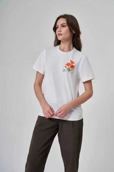 EXUMA KADIN TSHIRT-1522117 BEYAZ - 6