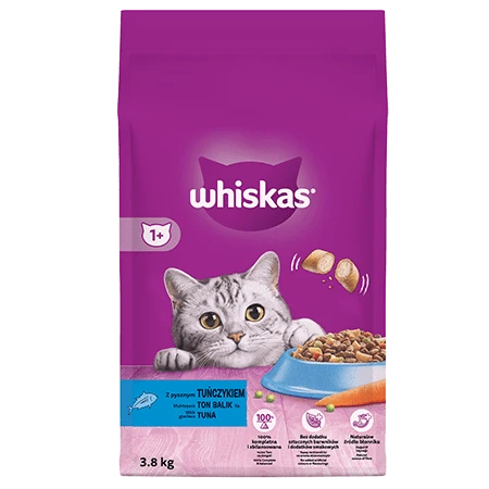Whiskas Ton Balıklı ve Sebzeli 3.8 kg Yetişkin Kuru Kedi Maması