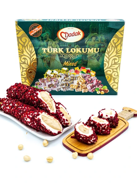 Dadak Lokum ve Kuruyemiş  Zereşk Üzüm Kaplamalı Fındık Kremalı Lokum 2 kg - 3