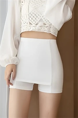 Dikişsiz Kaymaz Güvenlik Şortu – Çift Katmanlı, Konveks Tasarım, Buzlu İpeksi Doku, Yazlık İnce Şort Altı İçlik | Dönmeyen, Terletmeyen İç Şort - 2