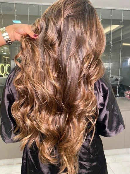HairPim Wavy (0.8 Gr) Doğal Ombre Sandre 50 Adet 70 Cm Yeni Nesil Kaynak Saç HP507