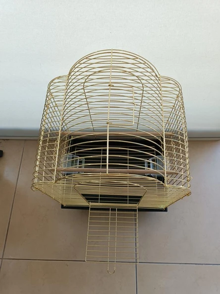 Netx Kafes 1706-P Papağan Gold 47X36X66 - 3
