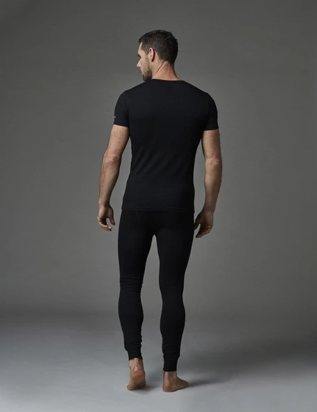 Eros 1454 Sıfır Yaka Kısa Kol Termal İçlik Tek Üst - 4