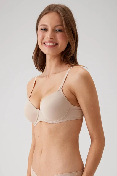 Pierre Cardin 6005 Adria Balenli Destekli / Push Up Dolgulu Micro Sütyen Askı Hediyeli - 10