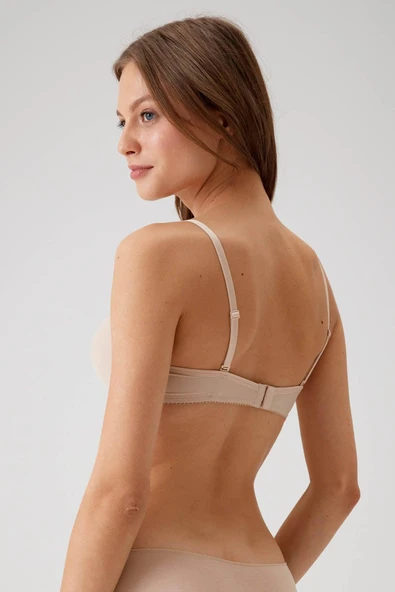 Pierre Cardin 6005 Adria Balenli Destekli / Push Up Dolgulu Micro Sütyen Askı Hediyeli - 12