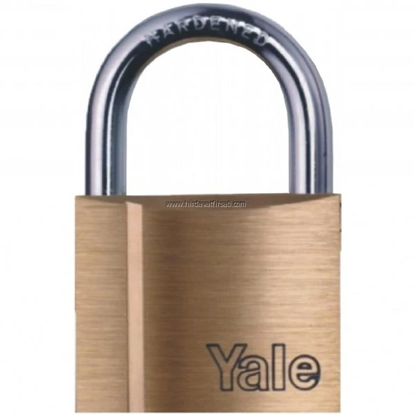 Yale 40 mm MASTERLİ pas sistem prinç sarı asma kilit tek anahtar