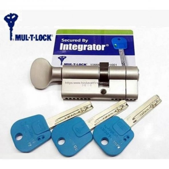 Mul-t-lock multilock, multlock integratör MANDALLI TUZAKLI patentli anahtarlı barel