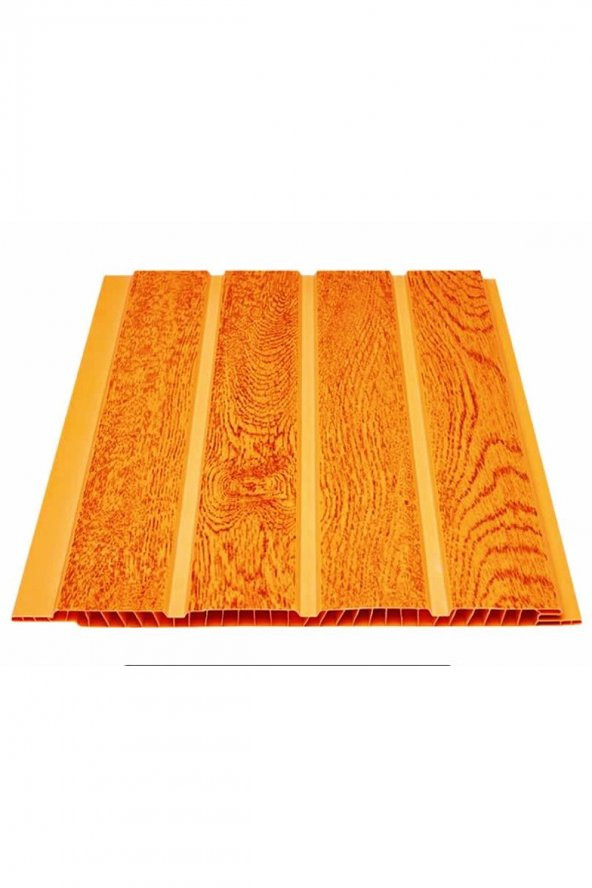 SerMimar DÜZ Açık Meşe Plastik PVC Duvar Tavan Lambiri / 10 Adet 20cm x 1,5 Metre - 3 Metrekare