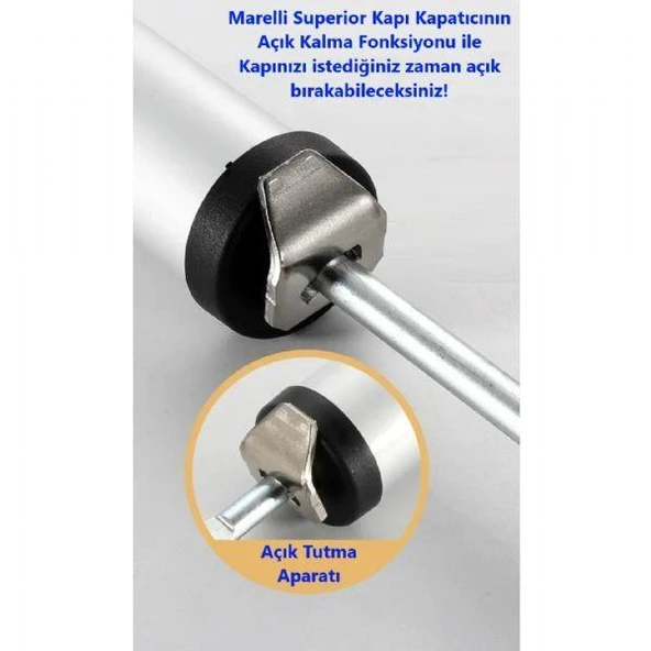 Marelli superior FRENLİ bahçe kapısı kapatıcı kapı itme yayı - 2