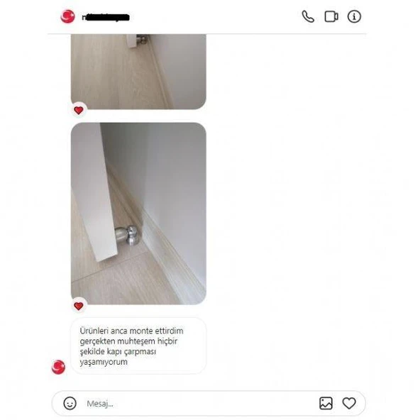 Marelli çan tipi mıknatıslı inox yer kapı tamponu - 3
