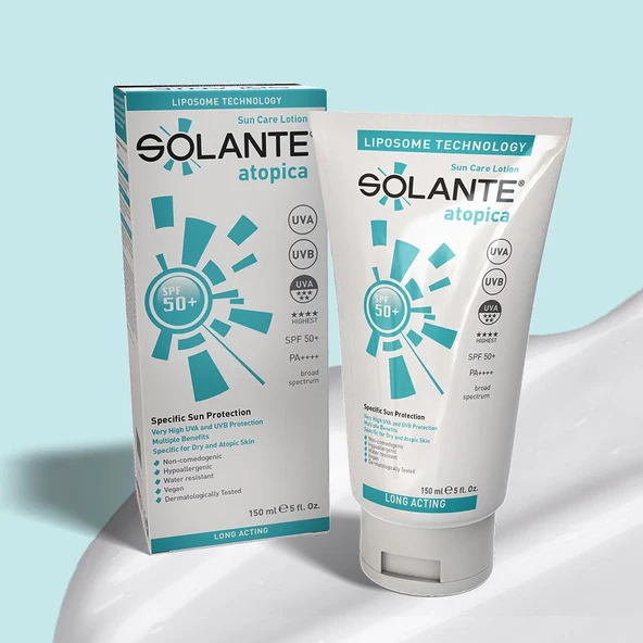 Solante Atopica Güneş Koruyucu Losyon Spf 50 Faktör 150 ml Atopik Ciltler ürün görseli