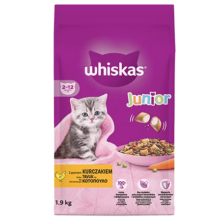 Whiskas Tavuklu ve Sebzeli 1.9 kg Yavru Kedi Maması