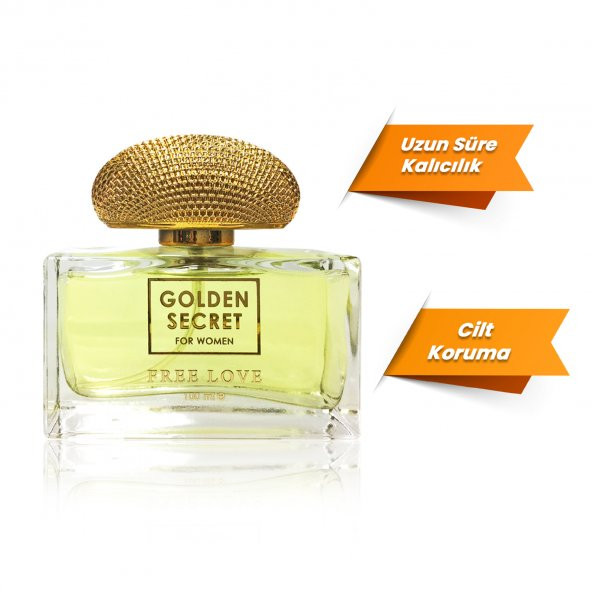 Free Love Golden Secret EDP Kadın Parfüm Seti 2 x 100 ml - 3