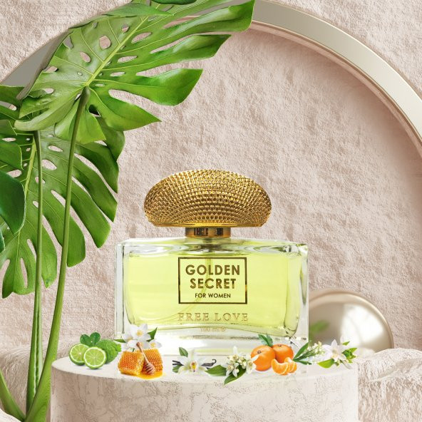 Free Love Golden Secret EDP Kadın Parfüm Seti 2 x 100 ml - 4