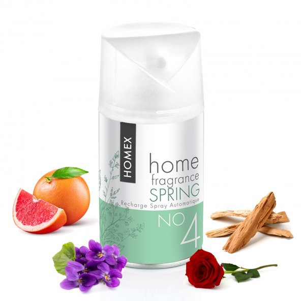 Homex Oda Kokusu Sprey Spring & Silk Candy & Bohemian 3x260 ml Makine Yedek