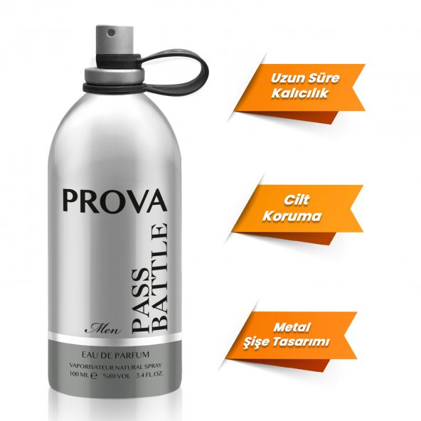 Prova Pass Battle EDP Erkek Parfüm 100 ml - 3