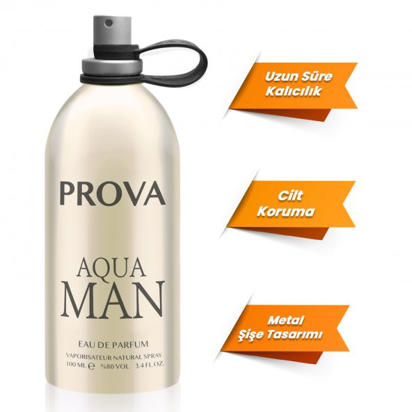 Prova Aqua Man EDP Erkek Parfüm 2 x 120 ml - 3