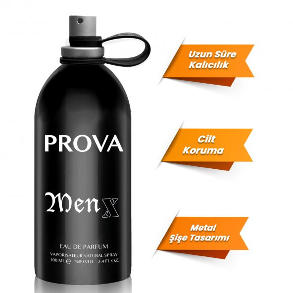 Prova Men X EDP Erkek Parfüm 2 x 100 ml - 4