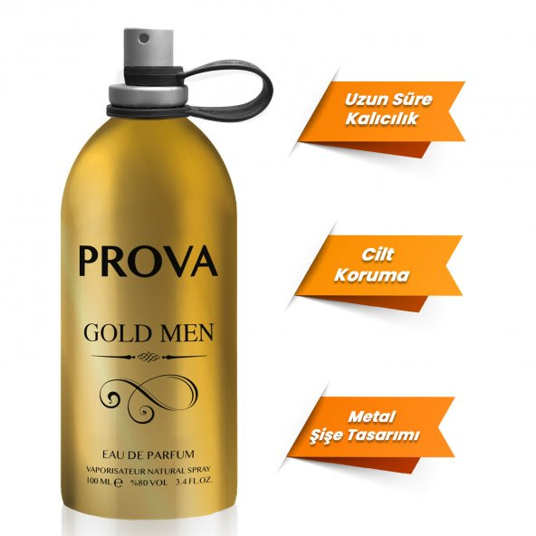 Prova Gold Women ve Gold Men Kadın ve Erkek Parfüm EDP 2 x100 ml - 5