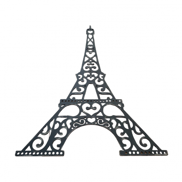Dekoratif Eiffel Kulesi Ahşap Duvar Tasarım