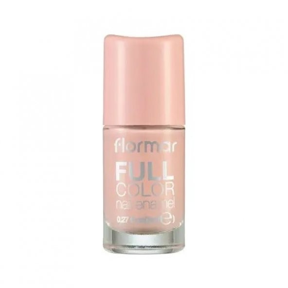 FLORMAR FULL COLOR NAIL ENAMEL FC60 BUBBLY PEACH