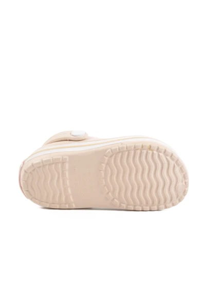 Ayakmod Ekru Eva Hafif Unisex Çocuk Sabo Terlik 214 P - Resim 5