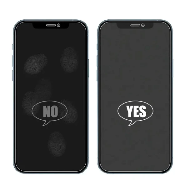 İphone 17 Pro Uyumlu Mate Parmak izi bırakmayan Ekran Koruyucu Jelatin - Resim 3