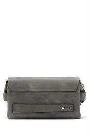 Monalisa Home Erkek Lüks Gri Renk El Tutturmalı Portföy Çanta - Resim 3