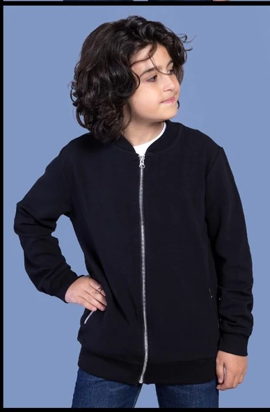 Toontoy Erkek Çocuk Cepli Basic Hırka - 2