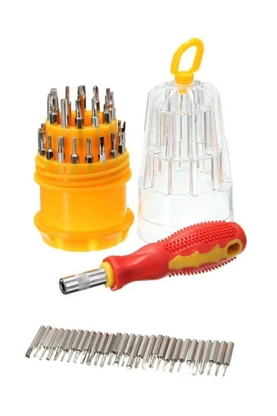 deniz sport Tornavida Seti 31 Parça Yumurta Tornavida Seti Telefon Tamir Saat Tamir Elektronik Tamir - 2