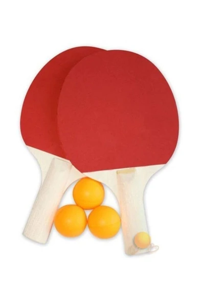 deniz sport Masa Tenisi Raketi 2 Raket + 3 Top - 1