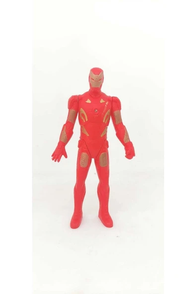 admay 1 Adet Demir Adam Işıklı 20 Cm Figür Oyuncak - 1