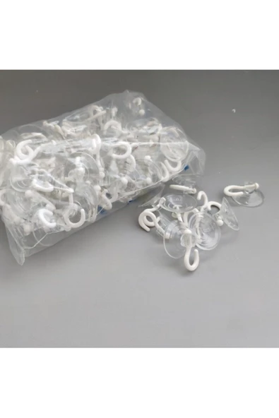 admay Vantuzlu Öpücük Askılıklı Kancalı 3 Cm 100 Adet 1 Paket - 3